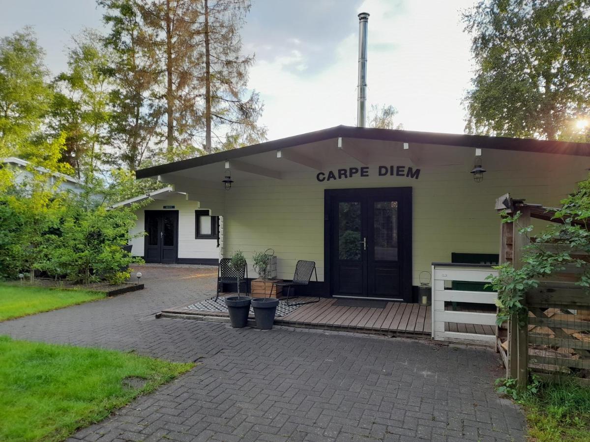Carpe Diem, Het Ruime Chalet Met Houtkachel Nabij Wildlands Emmen Schoonebeek Esterno foto